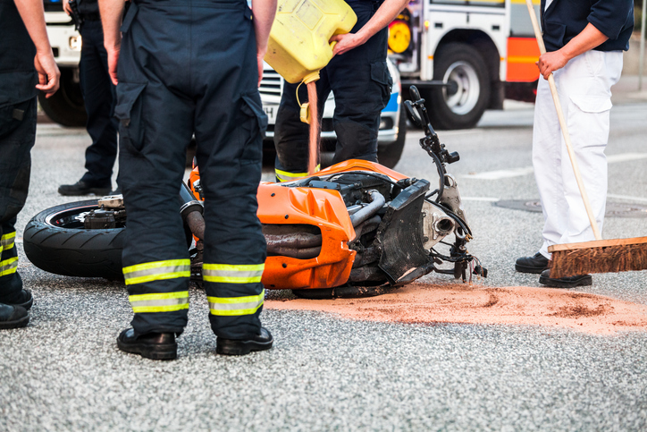 Motorcycle accident scene - how long does a motorcycle accident case take to settle?